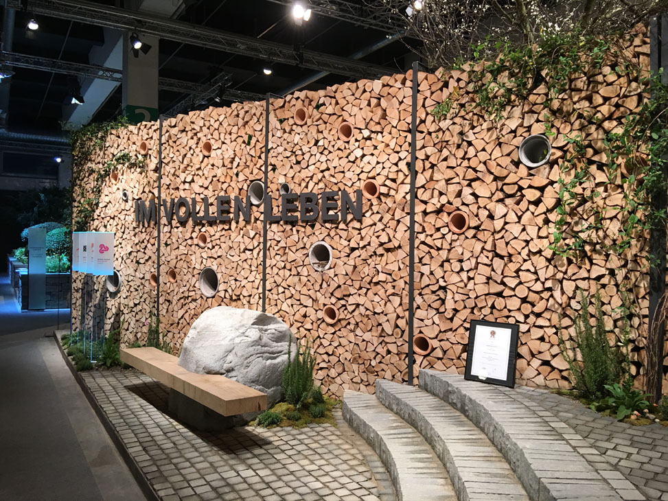 Bachofer AG Metallbau Sichtschutz Holzlager