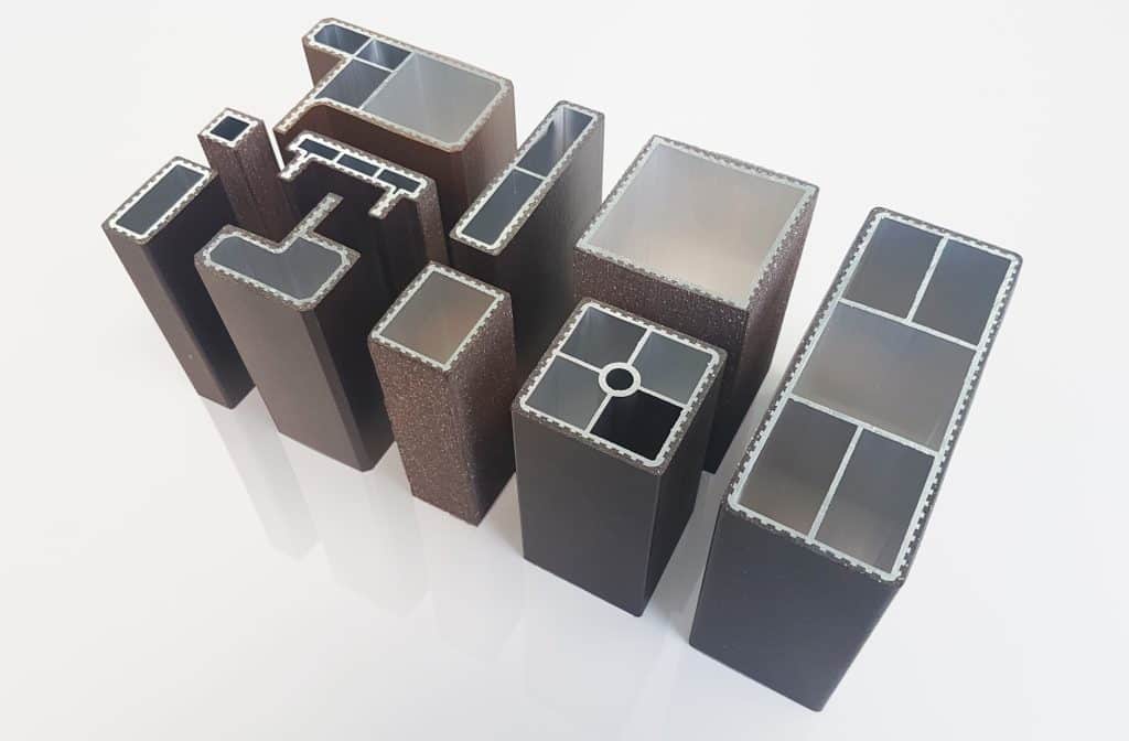 WPC Sichtschutz System Hybrid Pfosten